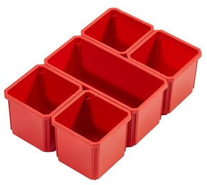 Milwaukee accessoires bakjes voor packout organiser en compact organiser | 5 stuks - 4932478300