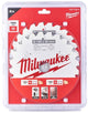 Milwaukee accessoires cirkelzaagblad | 165 x 15,87 mm | 24.40t | 2 delig - 4932479837