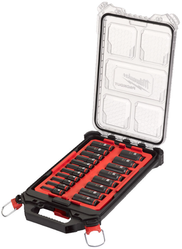 Load image into Gallery viewer, Milwaukee accessoires doppenset packout™ shockwave™ impact duty (19-delig) - 4932480946
