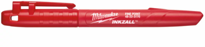 Load image into Gallery viewer, Milwaukee accessoires fine point marker - red - 1pc - 48223170
