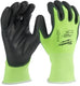 Milwaukee accessoires hi-vis werkhandschoenen snijklasse 1 a | 8 m | 1 paar - 4932479917