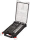 Milwaukee accessoires metrische 1 4 ratel + doppen set (28-delig) in packout compact slim organiser - 4932478812