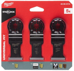 Milwaukee accessoires omt starlock | hout bladenset | 5-delig - 48906114