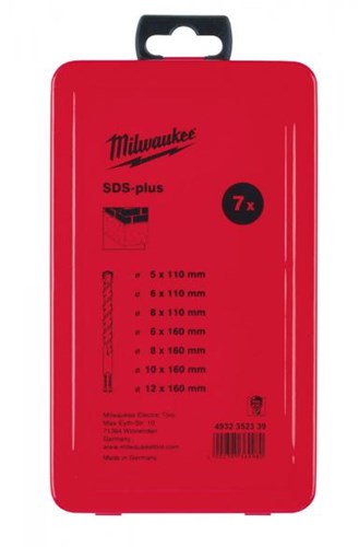 Load image into Gallery viewer, Milwaukee accessoires set sds-plus hamerboren in metalen cassette (7-delig) new ms2 - 4932352339
