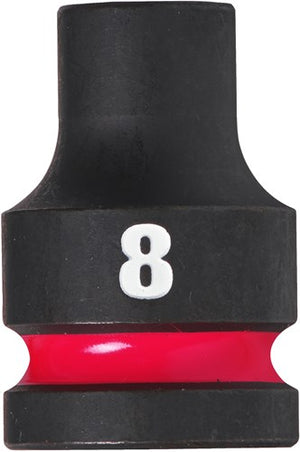 Milwaukee accessoires shockwave krachtdop 1 2 kort 8 mm | 1 stuk - 4932480302