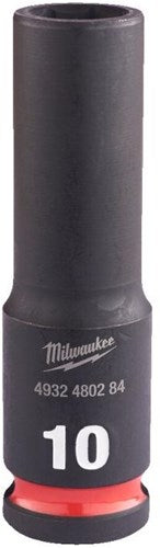 Milwaukee accessoires shockwave slagdop 3 8 diep 10mm | 1 stuk - 4932480284