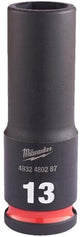 Milwaukee accessoires shockwave slagdop 3 8 diep 13mm | 1 stuk - 4932480287
