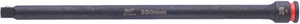 Milwaukee accessoires slagdop extentie shockwave 3 8 250mm | 1 stuk - 4932480298