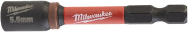 Milwaukee accessoires slagdop | magnetic shockwave™ hex8 x 65 mm - 4932492439