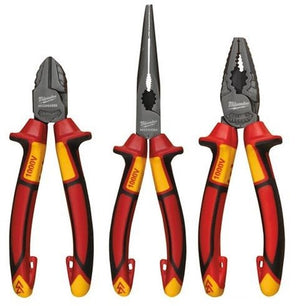Milwaukee accessoires milwaukee vde 3-delige tangenset vde 3 delige plier set - 4932464575