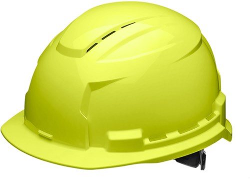 Load image into Gallery viewer, Milwaukee bolt100 hi-vis yellow geventileerde veiligheidshelm - 4932480664
