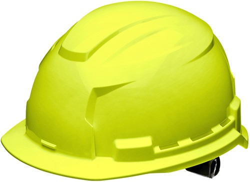 Load image into Gallery viewer, Milwaukee bolt100 hi-vis yellow ongeventileerde veiligheidshelm - 4932480666
