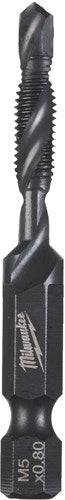 Afbeelding laden in galerijviewer, Milwaukee accessoires milwaukee boor tap combinatie | 1 4 hss-g | m5x57mm - 4932498263

