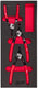 Milwaukee foam inlay borgveertangenset | 3-delig - 4932493632