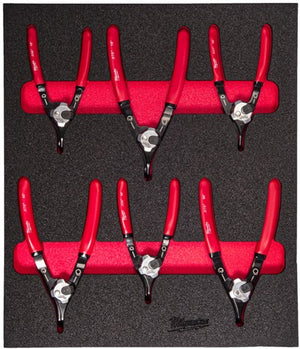 Milwaukee foam inlay borgveertangenset | 6-delig - 4932493633