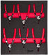 Milwaukee foam inlay borgveertangenset | 6-delig - 4932493633