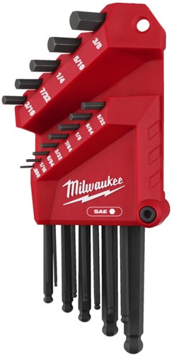 Milwaukee inbussleutelset imperial | 9-delig - 4932493615