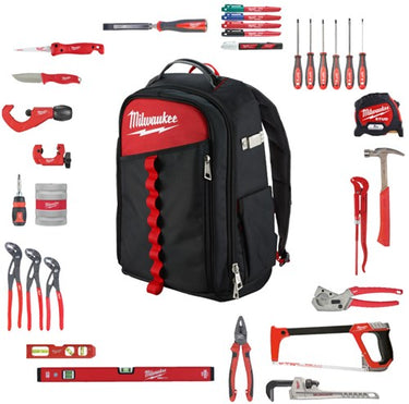 Milwaukee loodgieterset in packout low profile rugzak | 38-delig - 4932501190