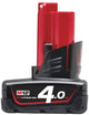 Milwaukee m12 b4 accu (12 v 4.0ah redlithium-ion) - 4932430065