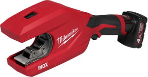 Milwaukee m12 pcss54-402c m12™ raptorxl™ accu pijpsnijder rvs (2x 4.0ah accu) - 4933498605