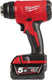 Milwaukee m18 bhg-502c accu heteluchtpistool - 18v 5.0ah li-ion - 4933459772