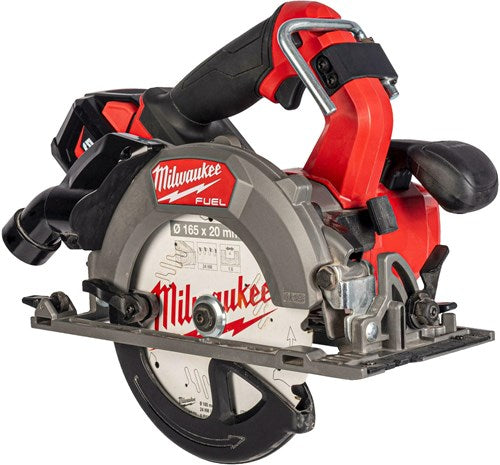 Load image into Gallery viewer, Milwaukee m18 fcsdc165-552c fuel accu cirkelzaag | 165 mm | incl. 2 x m18 hb5.5 accu's en m12-18fc lader | in transportkoffer - 4933499997
