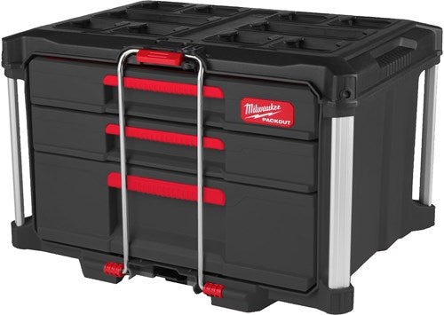 Load image into Gallery viewer, Milwaukee packout 2 + 1 drawer tool box packout™ box 2+1 lades 363 x 564 x 414 - 4932493190

