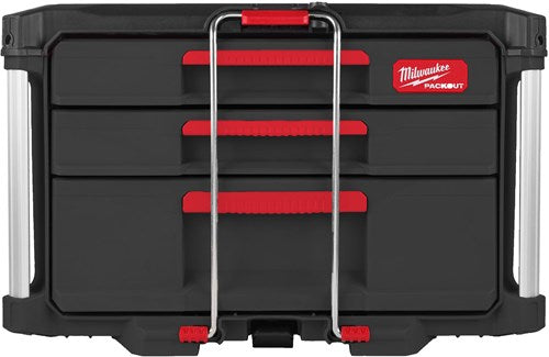Load image into Gallery viewer, Milwaukee packout 2 + 1 drawer tool box packout™ box 2+1 lades 363 x 564 x 414 - 4932493190
