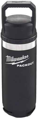 Milwaukee packout™ 532 ml fles met deksel zwart - 4932493992