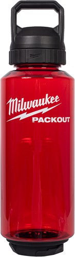Load image into Gallery viewer, Milwaukee packout™ plastic fles met drinkdop | 1420 ml | rood - 4932498638
