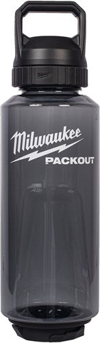 Load image into Gallery viewer, Milwaukee packout™ plastic fles met drinkdop | 1420 ml | zwart - 4932498641
