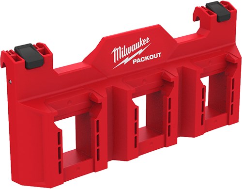 Milwaukee packout zijmontage m18 accu rek - 4932498645