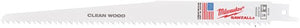 Milwaukee accessoires milwaukee reciprozaagbladen | hout en kunststof | 230mm x 6 tpi | 5 stuks - 48475016