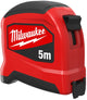 Milwaukee rolmaat slim | gen ii | 8 m x 25 mm - 4932498785