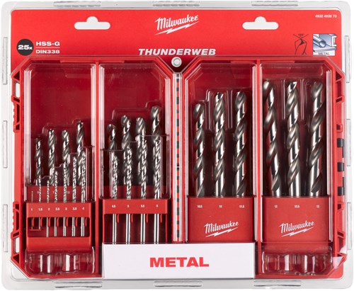 Load image into Gallery viewer, Milwaukee accessoires milwaukee thunderweb set | hss-g | 25x - 4932493870
