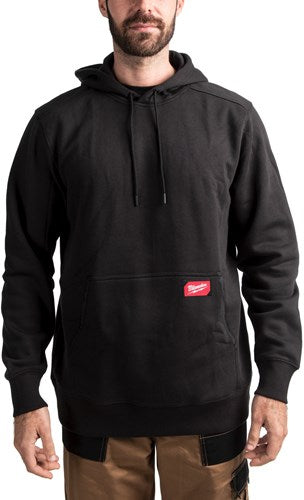 Milwaukee wh mw bl xl work hoodie midweight zwart maat xl - 4932493119