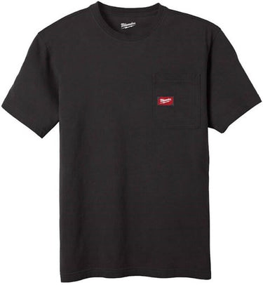 Milwaukee wt ss bl l t-shirt work short sleeve black l - 4932493005