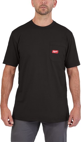Load image into Gallery viewer, Milwaukee wt ss bl xl t-shirt work short sleeve black xl - 4932493006

