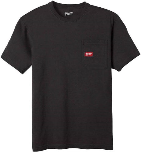 Milwaukee wt ss bl xxl t-shirt work short sleeve black xxl - 4932493007