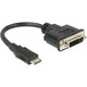Hdmi c mini naar dvi-i verloopstekker