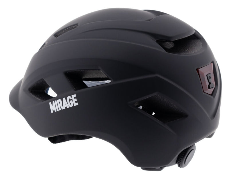 Afbeelding laden in galerijviewer, Buzaglo mirage urban helm e-bike led 55-58cm mat zwart
