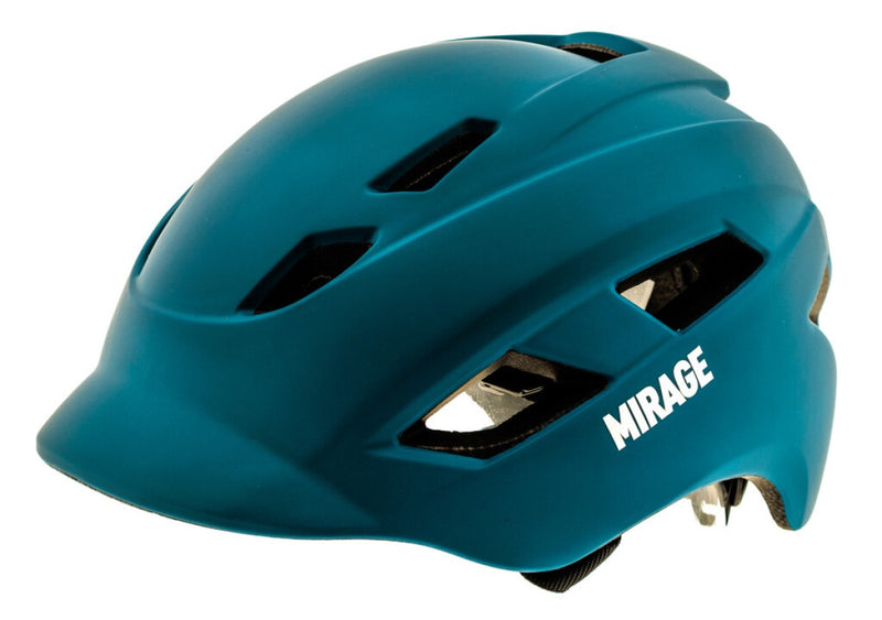 Afbeelding laden in galerijviewer, Mirage urban helm e-bike led 58-61cm mat blauw
