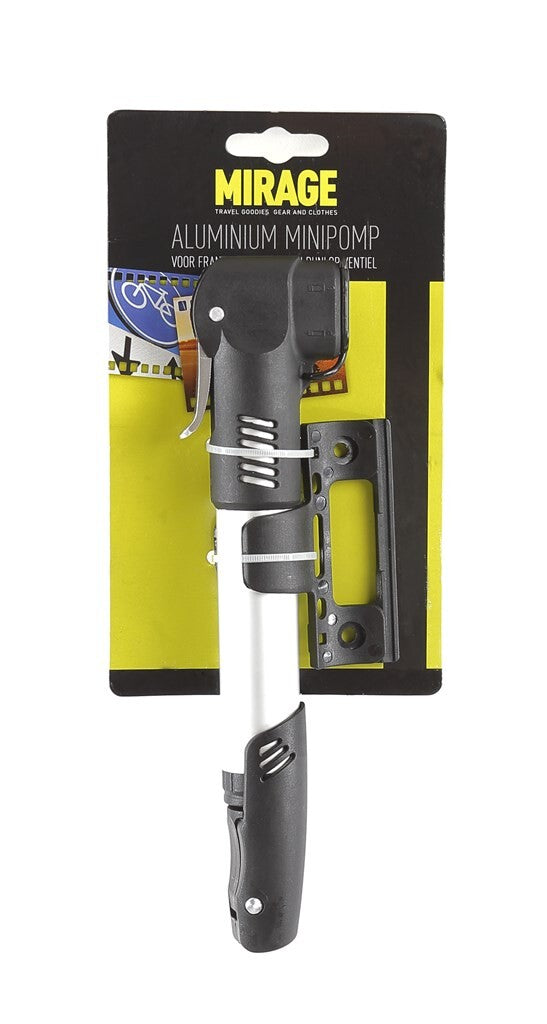 Load image into Gallery viewer, Mirage Mini pomp dualhead met frameklem uni zilver
