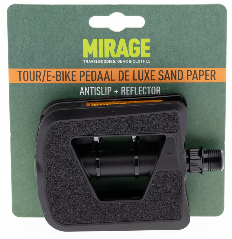 Load image into Gallery viewer, Mirage pedalen tour ebike deluxe kunststof sandpaper zwart
