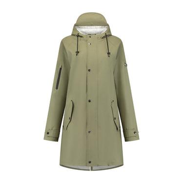 Mirage regenjas rainfall trenchcoat - maat l - gemaakt van polyester soft touch - olive green