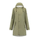 Mirage regenjas rainfall trenchcoat - maat l - gemaakt van polyester soft touch - olive green