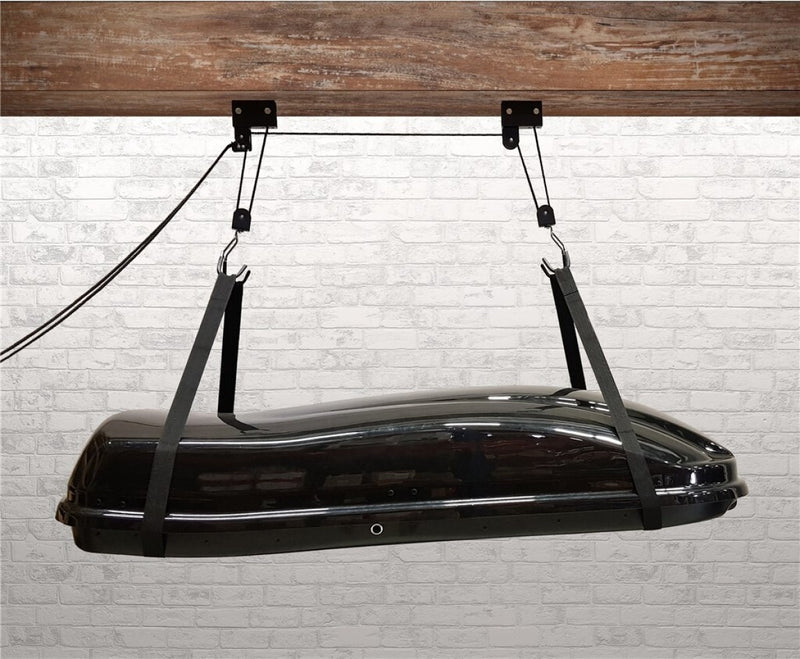Load image into Gallery viewer, fietslift Superlifter 57kg staal zwart 11-delig
