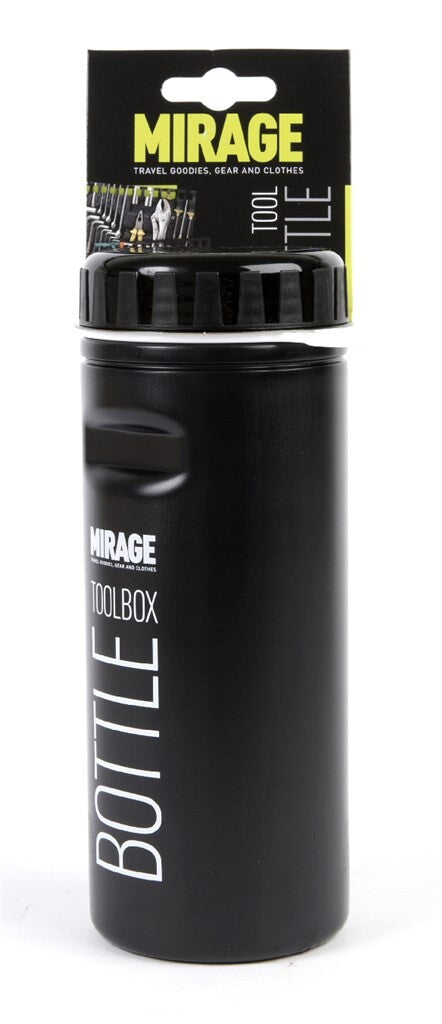 Afbeelding laden in galerijviewer, Mirage Gereedschap toolbox bidon 500ml zwart op kaart
