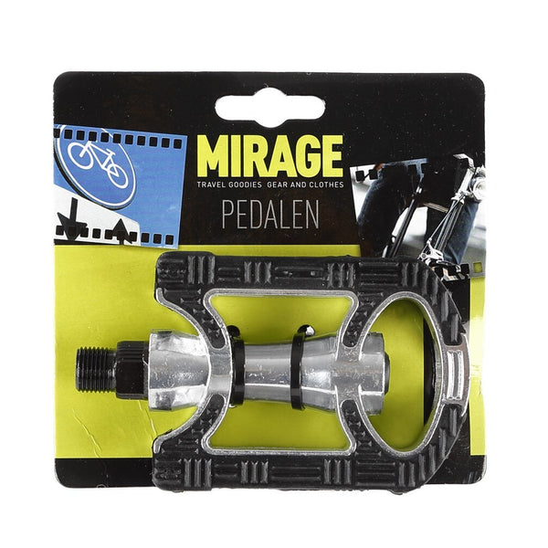 Mirage Pedalen Anti-Slip Aluminium zilver