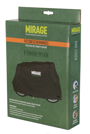 Mirage undercover beschermhoes fiets 170d polyester, zwart